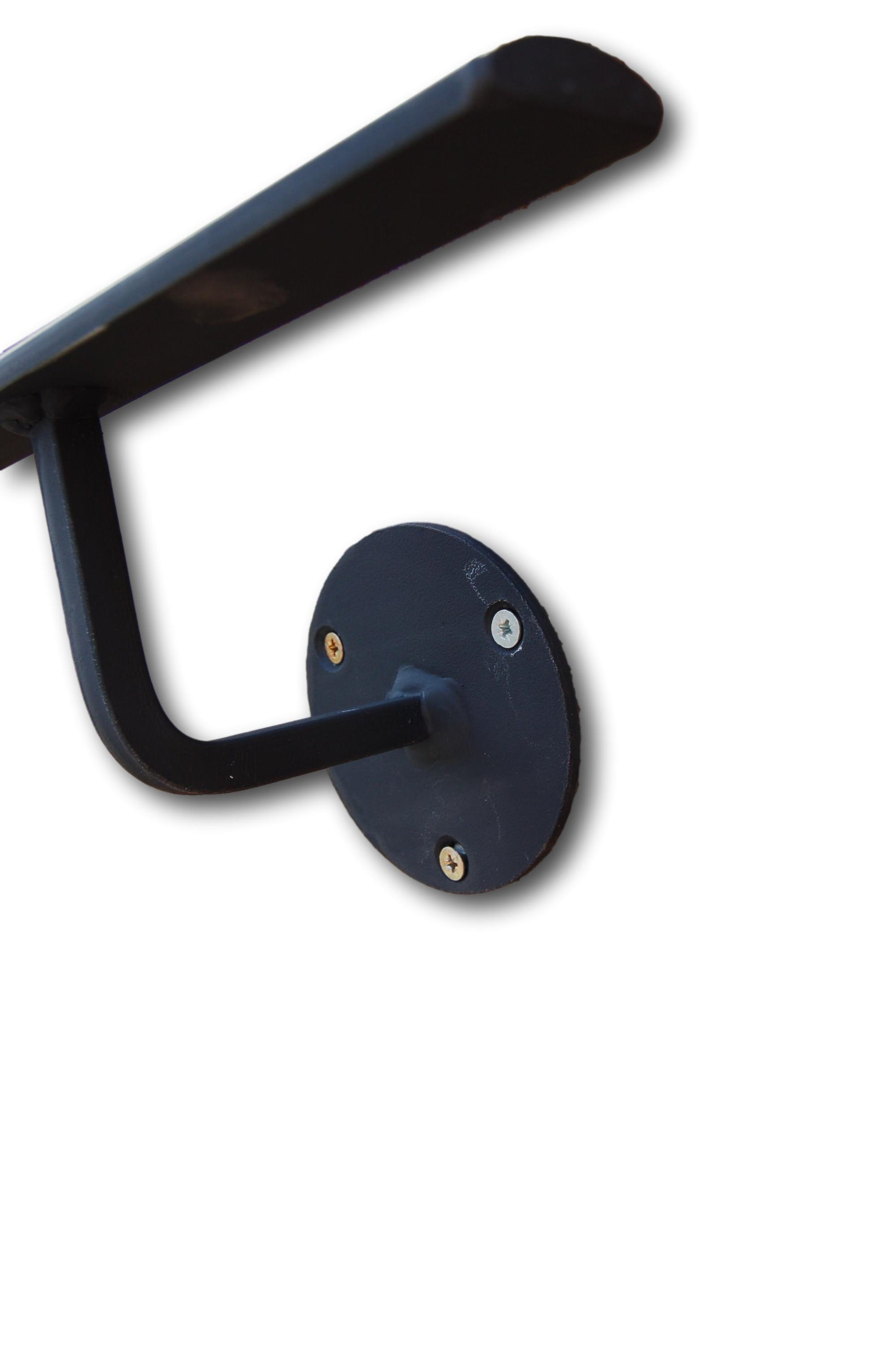 Wrought Iron Metal Wall Mounted Handrail Railing - Atara - 2.2m - 5.6m