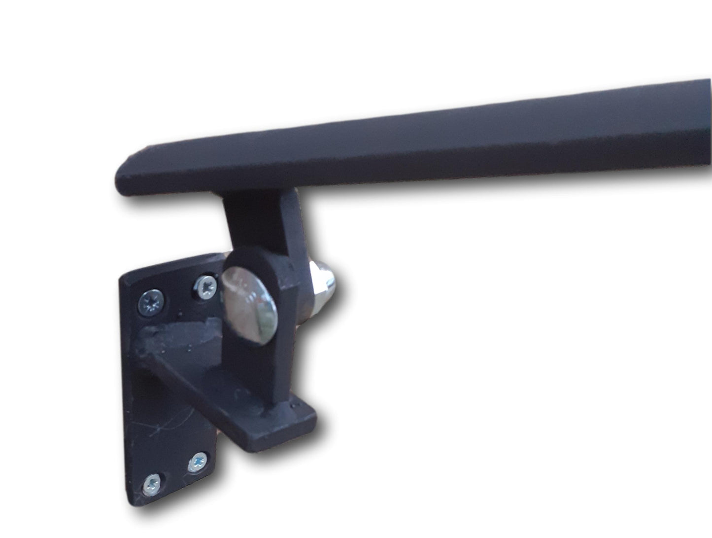 Wrought Iron Style Handrail With One Bolt Down Post - Ozias - Descending - 0.8m - 2m