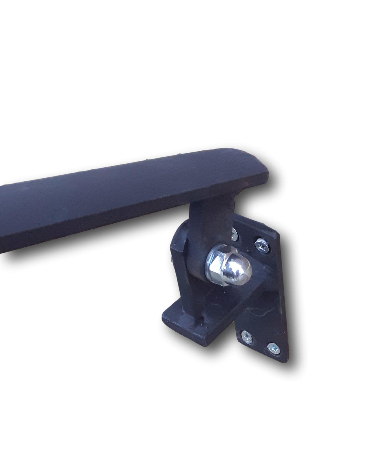 Wrought Iron Style Handrail With One Bolt Down Post - Ozias - Descending - 0.8m - 2m