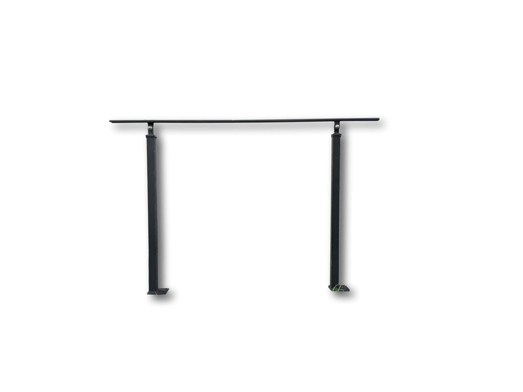 Atara Wrought Iron Handrail on Two Bolt Down Posts