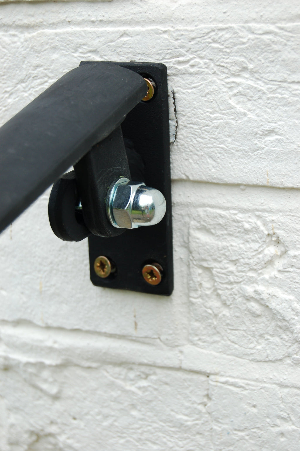 Wrought Iron Style Exterior Handrail Railing With One Bolt Down Post - Ozias - 0.8m - 2.2m